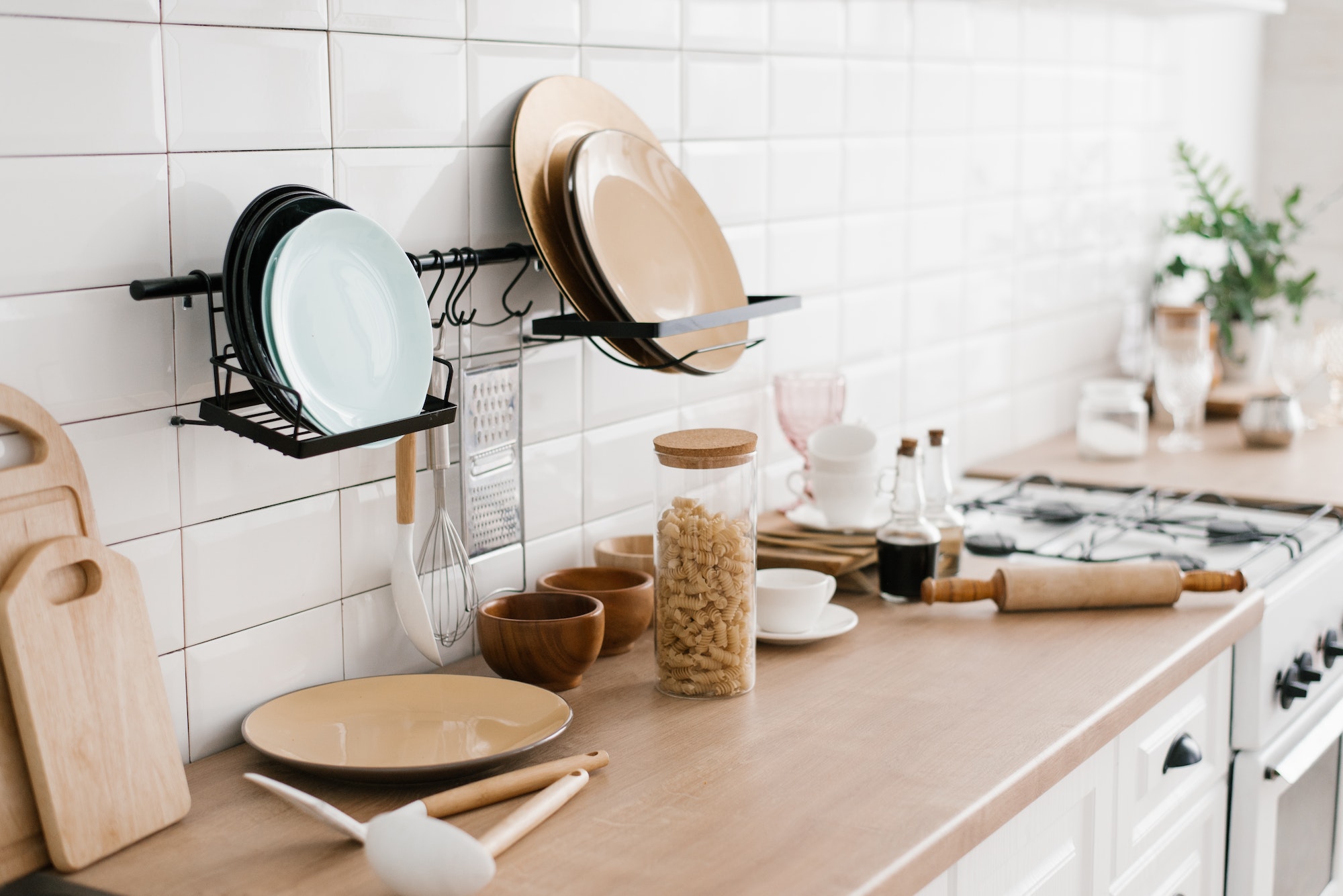 kitchen-utensils-are-on-the-cabinet-the-interior-of-the-room-in-the-scandinavian-style